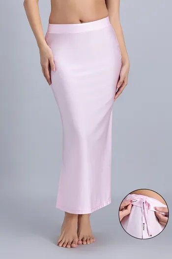 Buy Zivame Shimmer Stretchy Saree Underskirt  - Light Lilac